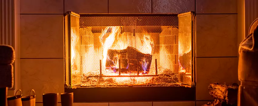 Mendota Hearth Landscape Fireplace Installation in Forest Lake, Minnesota