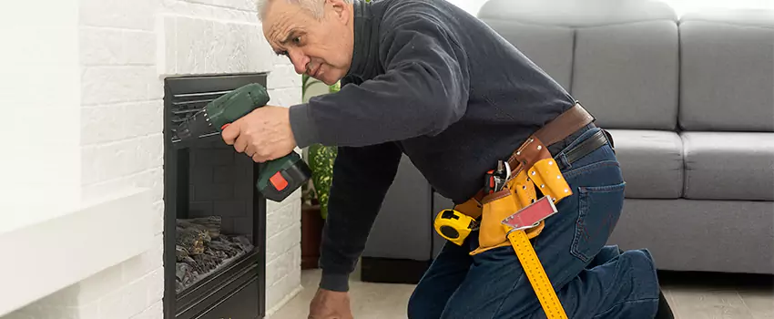 New Indoor Fireplace Installation in Forest Lake, Minnesota