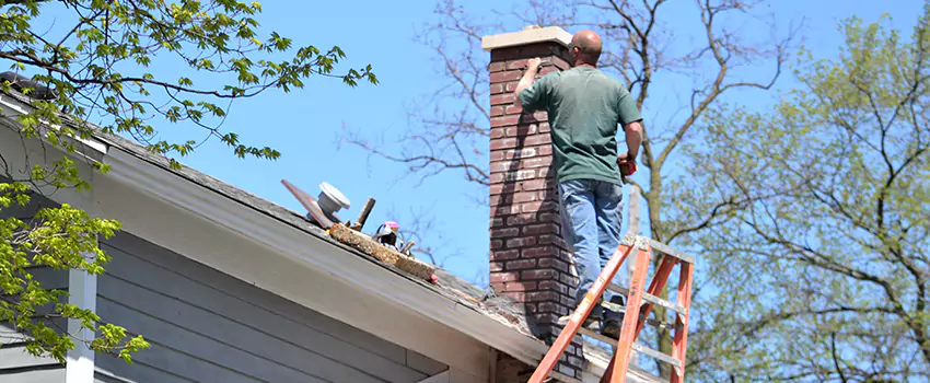Vinyl and PVC Chimney Flashing Installation in Forest Lake, MN