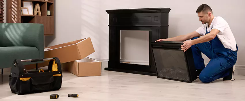 Old Rusted Metal Fireplace Repair And Replacement in Forest Lake, MN