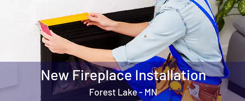  New Fireplace Installation Forest Lake - MN